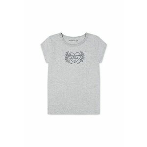 Tricou din amestec de bumbac cu logo imagine