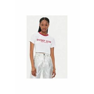 Tricou dama - 303896676 - Bumbac - Alb imagine