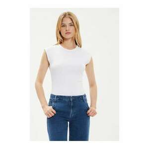 Tricou dama - 995874 - Alb - Bumbac - imagine