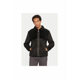 Geaca barbati - 304527227 - Piele ecologica - Negru imagine