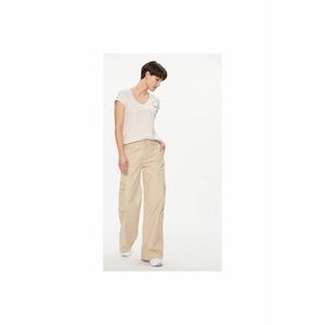 Pantaloni dama - 303866556 - Bumbac - Bej imagine