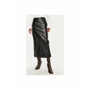 Fusta dama - 304010026 - Piele ecologica - Negru imagine