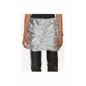 Fusta dama - 303541286 - Poliester - Argintiu imagine