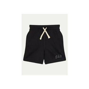 Pantaloni scurti baieti - 304145292 - Bumbac/Poliester - Negru imagine