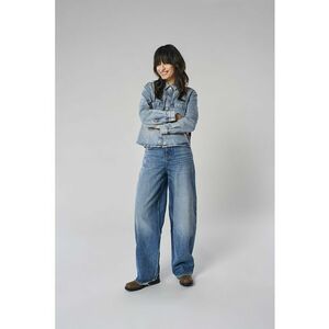 Blugi cu talie inalta si croiala ampla Taylor imagine