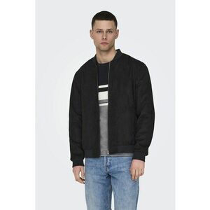 Jacheta bomber din piele intoarsa sintetica imagine