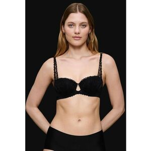 Sutien balconette cu garnituri din dantela si talisman decorativ imagine