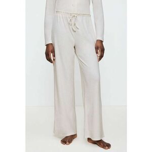 Pantaloni lejeri de pijama cu snur de ajustare in talie imagine