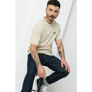 Tricou de bumbac organic cu imprimeu grafic Hoya imagine