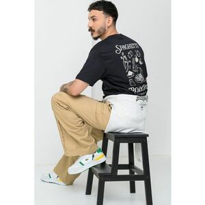 Tricou de bumbac organic cu imprimeu grafic Fred imagine