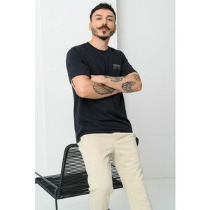 Tricou de bumbac organic cu imprimeu grafic Hoya imagine