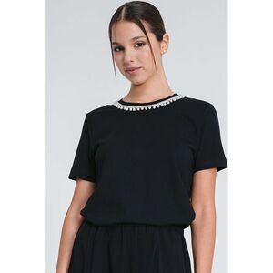 Tricou de bumbac organic cu aplicatii Jolly imagine