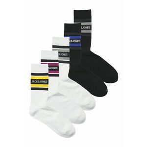 Set de sosete lungi cu model logo - 5 perechi imagine