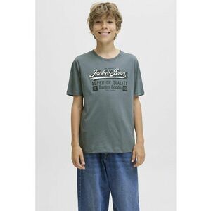 Tricou din bumbac organic cu imprimeu logo imagine