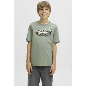 Tricou din bumbac organic cu imprimeu logo imagine