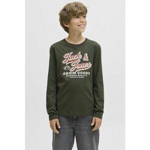 Bluza din bumbac organic cu imprimeu logo imagine