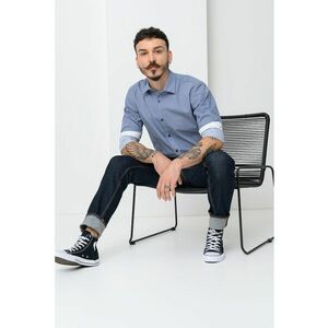 Camasa cu model si maneci lungi Matheo imagine