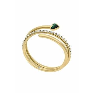 ;Inel cu malachit si cristale Modern Meadows imagine