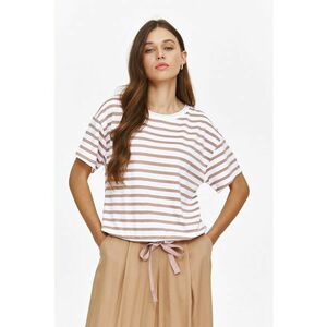 Tricou cu dungi si prindere cu snururi la terminatie imagine