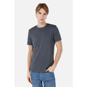 Tricou de bumbac cu decolteu rotund imagine