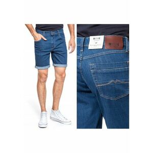 Pantaloni Scurti Din Denim Pentru Barbati - Washington Shorts - Croi: Slim Fit - Stil: Conic / Ajustat - Inaltimea Taliei: Medie / Regulata - Inchidere: Fermoar - 32 EU - Albastru imagine