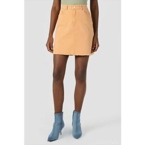 Fusta slim fit din denim imagine