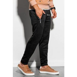 Pantaloni sport cu croiala conica si snur de ajustare imagine