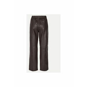 Pantaloni dama - 305214416 - Piele naturala - 40 EU - Maro imagine