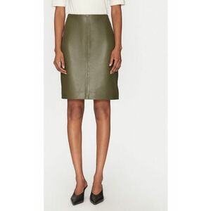 Fusta dama - 305214386 - Piele naturala - Verde imagine