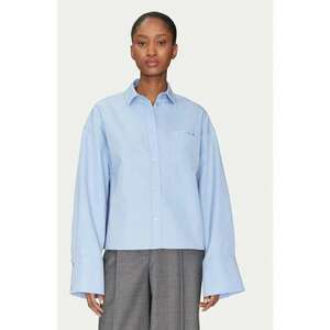 Camasa dama - 305214324 - Bumbac/Poliester reciclat - Albastru imagine