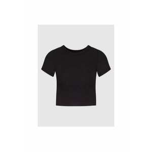 Tricou dama - 300132708 - Bumbac - Negru imagine