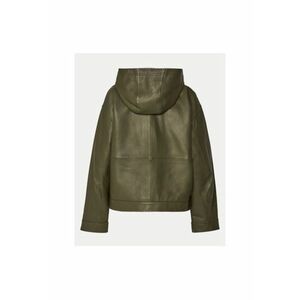 Geaca dama - 305214362 - Piele naturala - Verde imagine