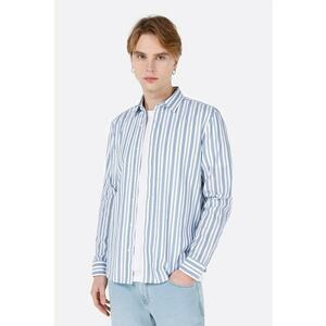 Camasa slim fit cu model in dungi imagine