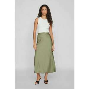 Fusta midi din satin Ellette imagine