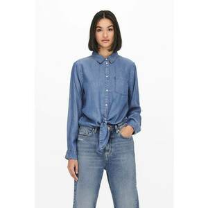 Camasa din lyocell cu detaliu innodat imagine