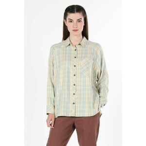 Camasa lejera cu model in carouri imagine