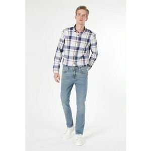 Blugi regular fit cu talie medie imagine