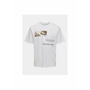 Tricou barbati - 303334512 - Bumbac - Alb imagine