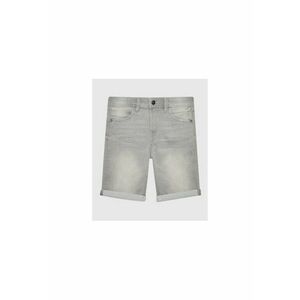 Pantaloni scurti fete - 209555295 - Bumbac/Poliester - Gri imagine