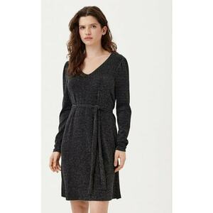 Rochie dama - 304768248 - Poliamida/Fibre metalice - Negru imagine