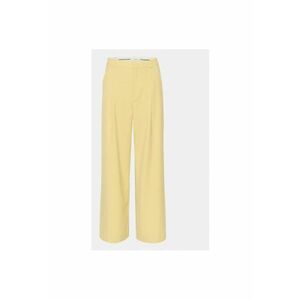 Pantaloni Dama - 303619725 - Viscoza - Poliester - 38 - Galben imagine