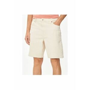 Pantaloni scurti barbati - 303528867 - Bumbac - Bej imagine