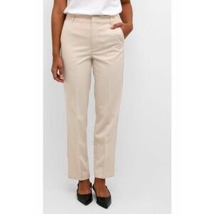 Pantaloni dama - 303582135 - Poliester/Viscoza - Bej imagine