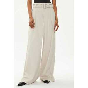 Pantaloni dama - 303619763 - Poliester/Viscoza - Bej imagine