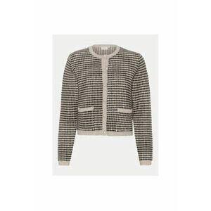 Cardigan dama - 304751929 - Acril/Poliester reciclat/Poliamida - Bej imagine