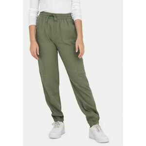 Pantaloni dama - 303323721 - In/Viscoza - Verde imagine