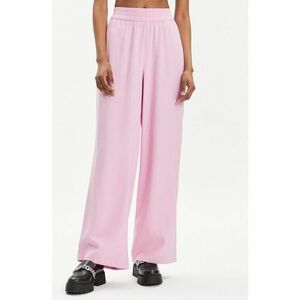 Pantaloni dama - 303613495 - Viscoza - Roz imagine