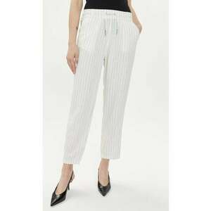 Pantaloni dama - 303385927 - In/Viscoza - Alb imagine