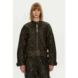 Geaca dama - 304134999 - Piele naturala - Maro imagine