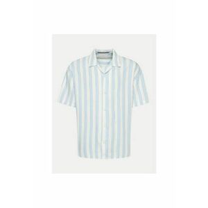 Camasa barbati - 304376276 - Bumbac/In/Viscoza - 2XL INTL - Albastru imagine